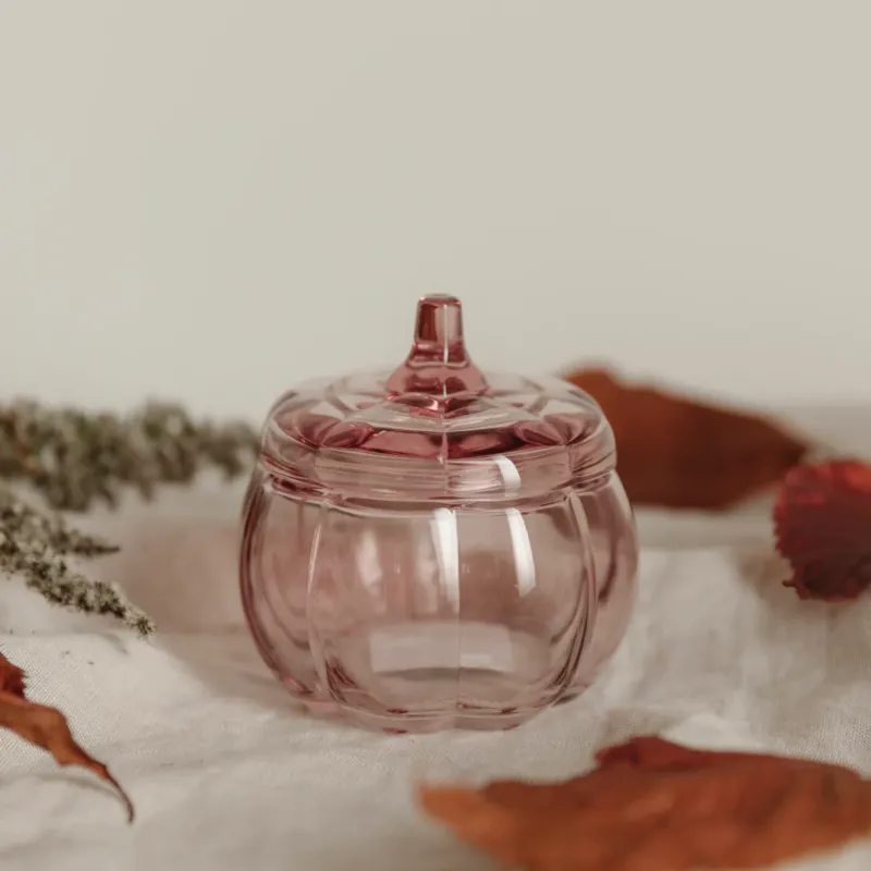 Kürbisdose mit Deckel Brehult - pink
