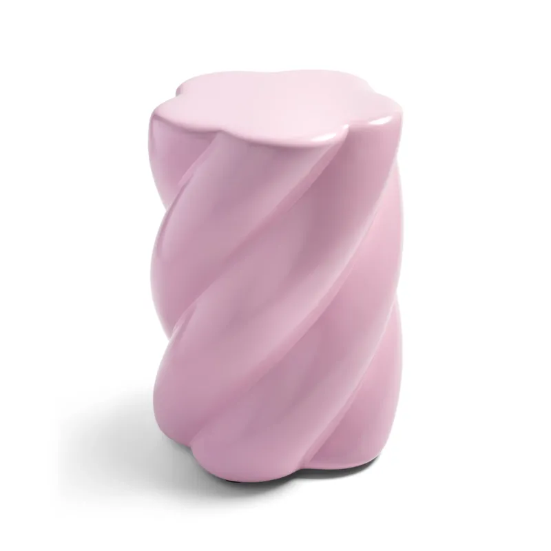 Hocker „Marshmallow“ Pink – skulpturaler Design-Stool