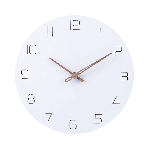 Minimalistische Wanduhr skandinavisches Design