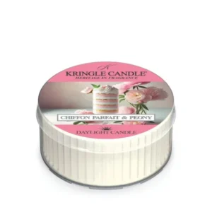 Kringle Candle Chiffon Parfait & Peony Duftkerze – fruchtige Rosennoten, elegant & blumig