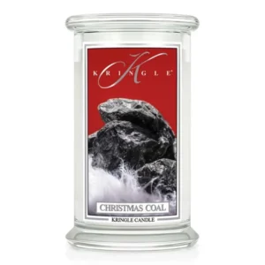 Christmas Coal Duftkerze von Kringle Candle kaufen – würziger Weihnachtsduft mit Moschus, Orange & Patchouli