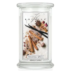 Frosted Spice Duftkerze von Kringle Candle online bestellen – Gewürzkekse, Zimt & Zuckerguss