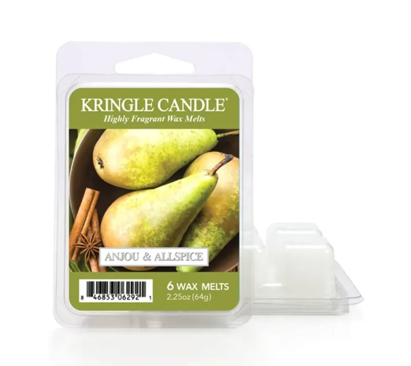 Anjou & Allspice Wax Melts online bestellen – Birne, Nelkenpfeffer & Vanille, gemütlich genießen, 6er Pack