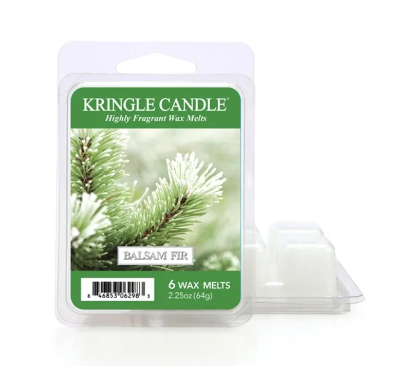 Balsam Fir Wax Melts online bestellen – frischer Tannenduft mit Zitronenakzent für gemütliche Stunden, 6er Pack