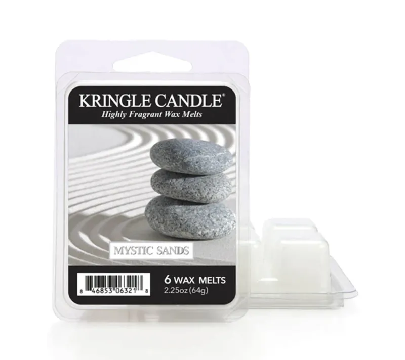 Mystic Sands Wax Melts von Kringle Candle kaufen – Bergamotte, Rosmarin, Lavendel & Bernstein, 6er Pack