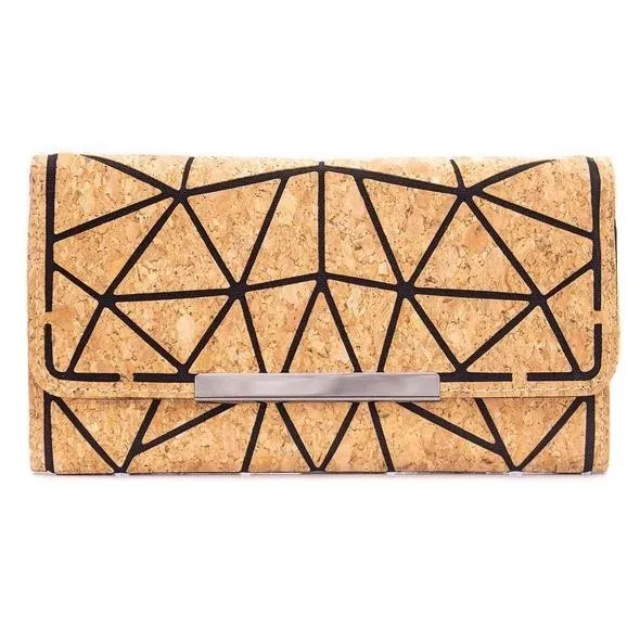 Kurk24 Portemonnaie aus Kork - Geometrischer Chic