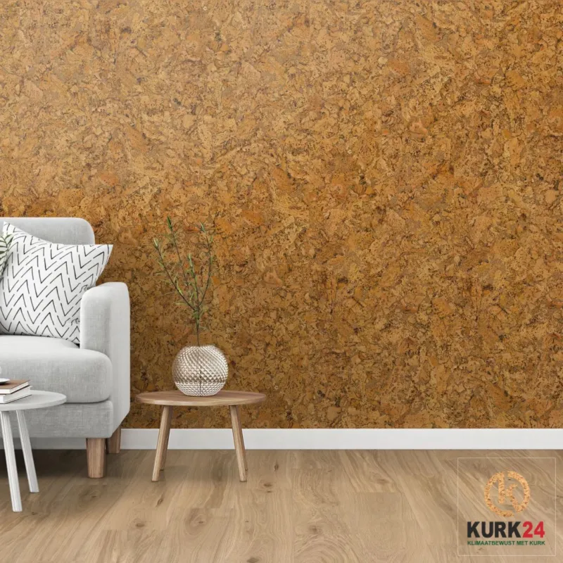 Kurk24 Wandkurk tegel - Fiord - 60 x 30 cm - 3mm dik - GEWAXT - PER M2