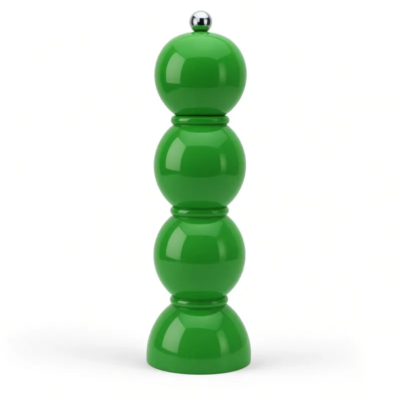 Leaf Green Bobbin Salt or Pepper Mill - Addison Ross Ltd UK
