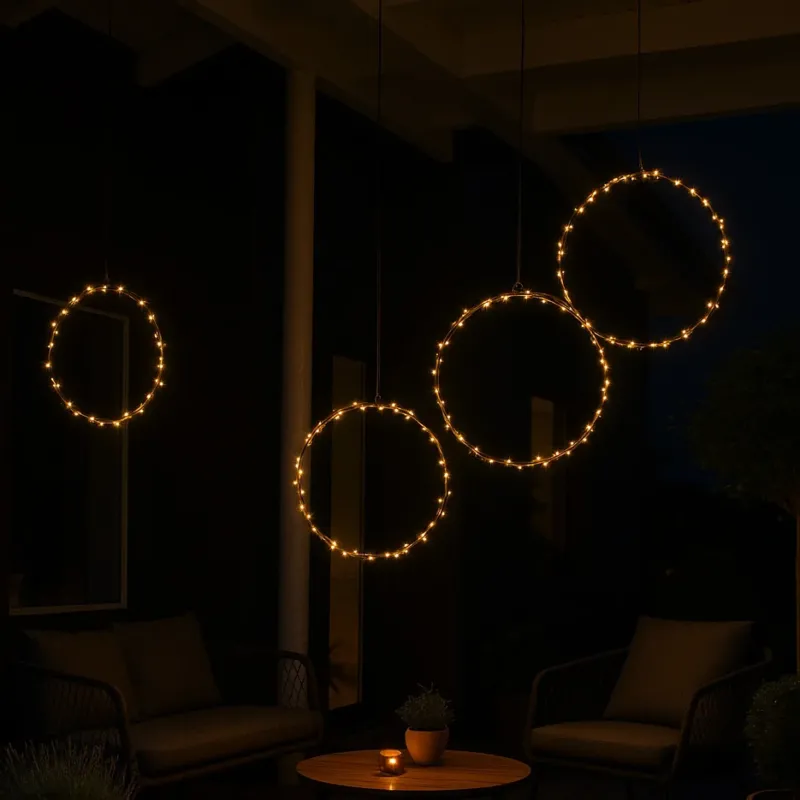 LED Outdoor Lichterkranz Lumiere - Kreis