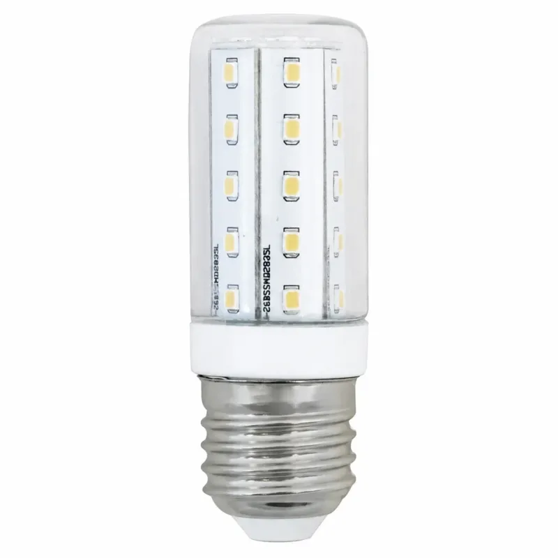 LightMe LED-Röhrenlampe LM85101-3 mit E27-Sockel, klarer T30-Form, 4,2 W, 400 lm und 3000 K warmweiß