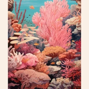 The Great Barrier Reef Australia Travel Poster