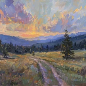 Western Sunset Landscapes Colorado 2