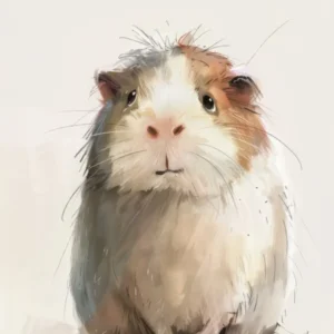 Charming Nursery Kids Animals Guinea Pig 3