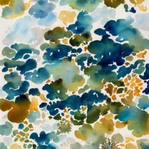 Acropora Yongei 2 Vintage Graphic Watercolour