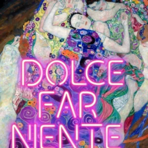 Dolce far niente, vintage altered trendy wall art, famous painting altered