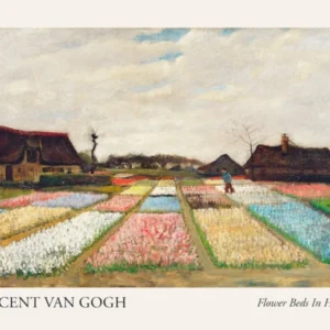 Flower Beds In Holland, Vincent Van Gogh Poster