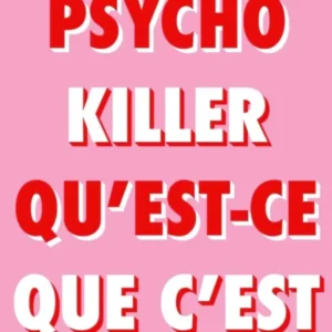 Psycho Killer Print | Talking Heads Print