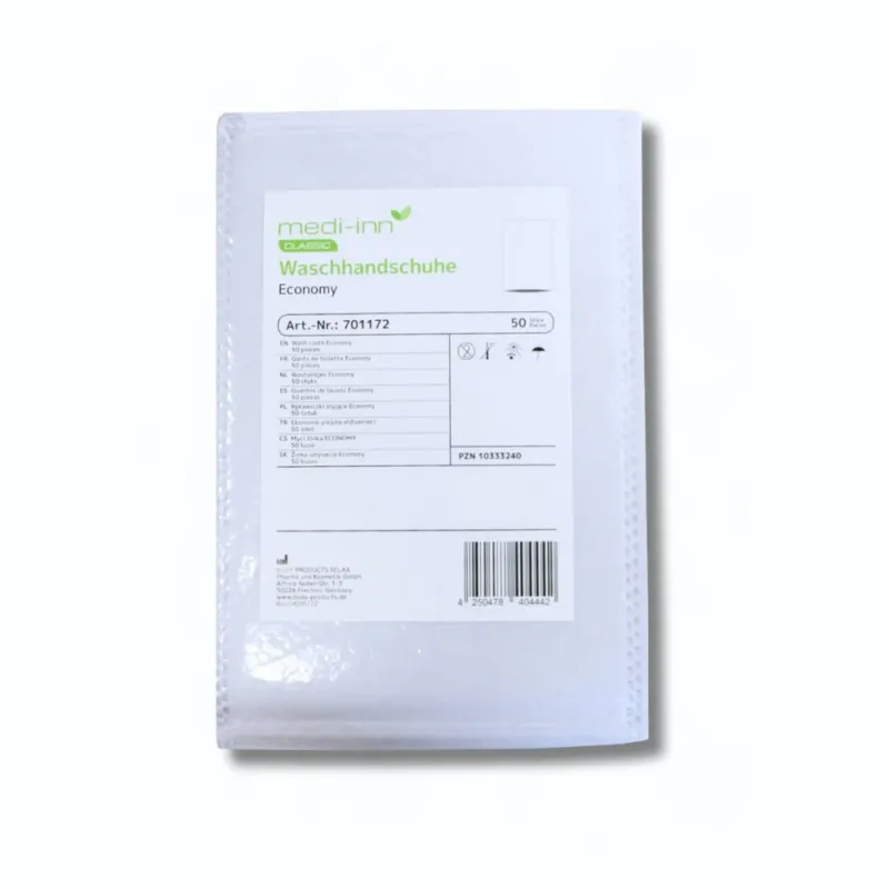 Medi-Inn Waschhandschuhe Economy 50er Pack 701172 - 1