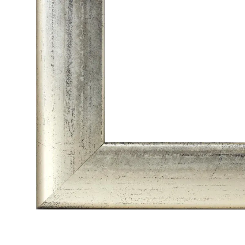 Bilderrahmen mit 35 mm breiter Rahmenleiste in Metallglanz – ideal für Fotos und Kunstwerke.