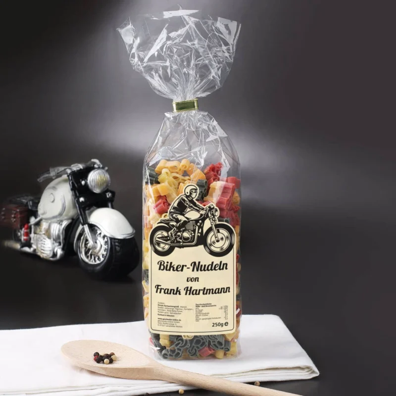 Motorrad-Nudeln für Motorradfans