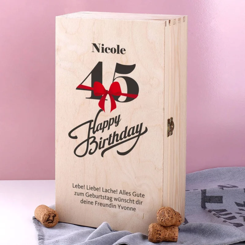 Bedruckte Geschenkbox