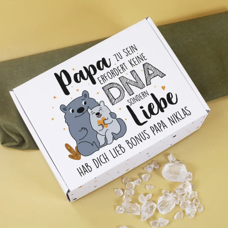 Papa zu sein erfordert keine DNA sondern Liebe - Whisky Geschenkset zum Vatertag – Bild 3