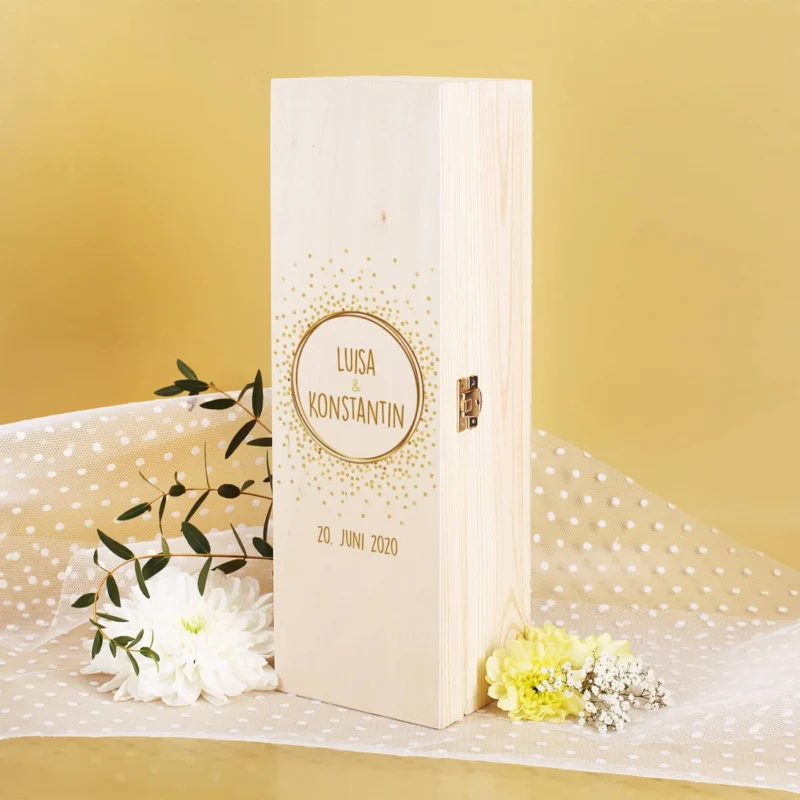Aufbewahrungsbox für Ihre Hochzeitskerze