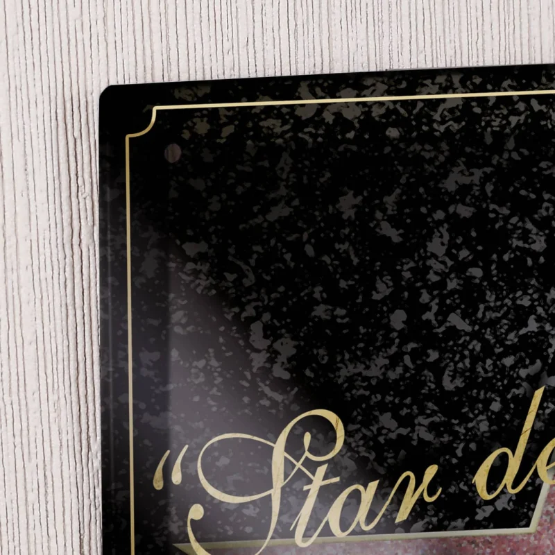 Detailbild Blechschild
