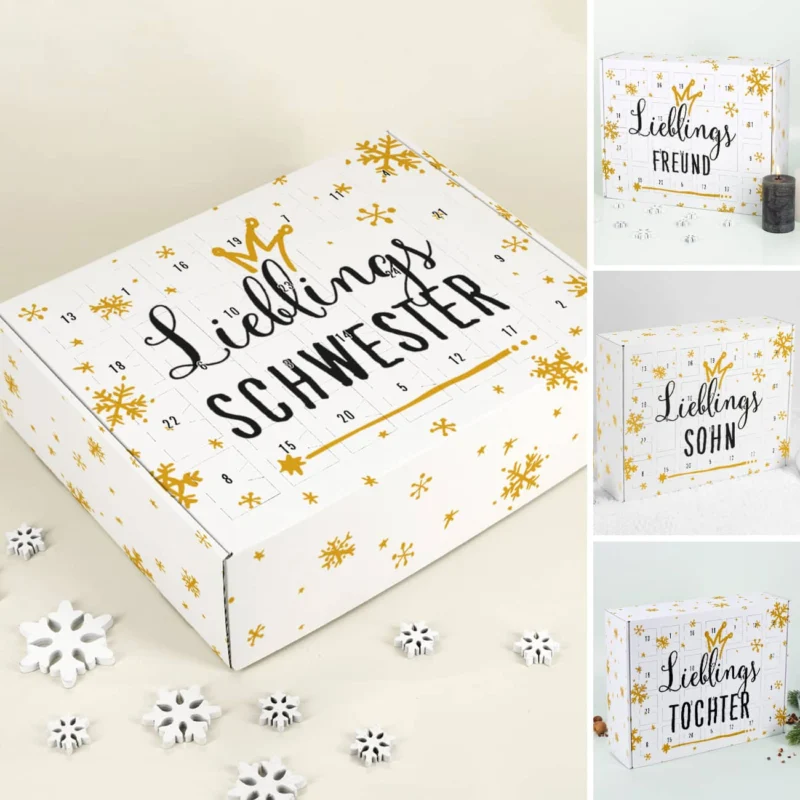 Adventskalender zum selber füllen für Ihren Liebling