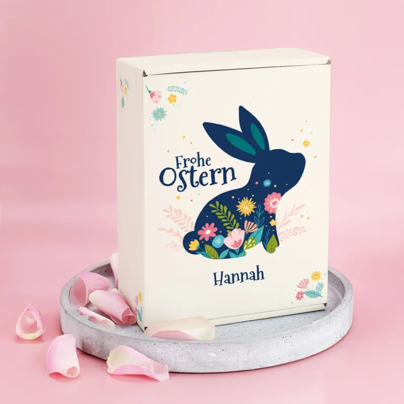 Frohe Ostern - Geschenkverpackung mit Wunschtext