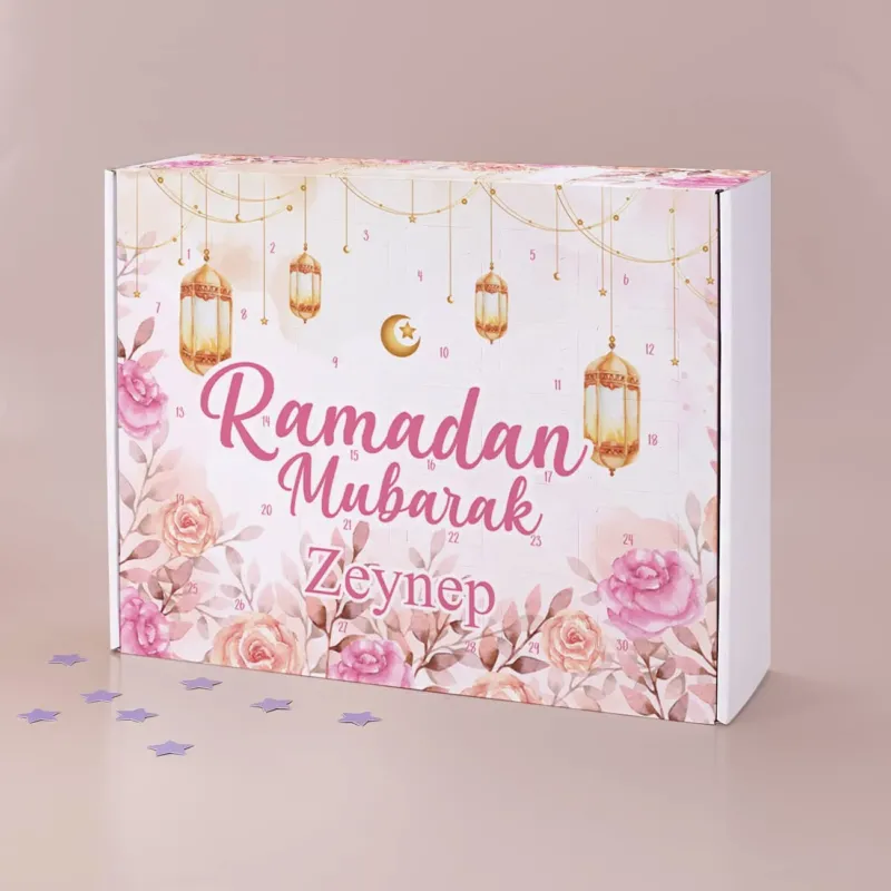 Ramadan Kalender DIY für Kinder mit Name personalisiert