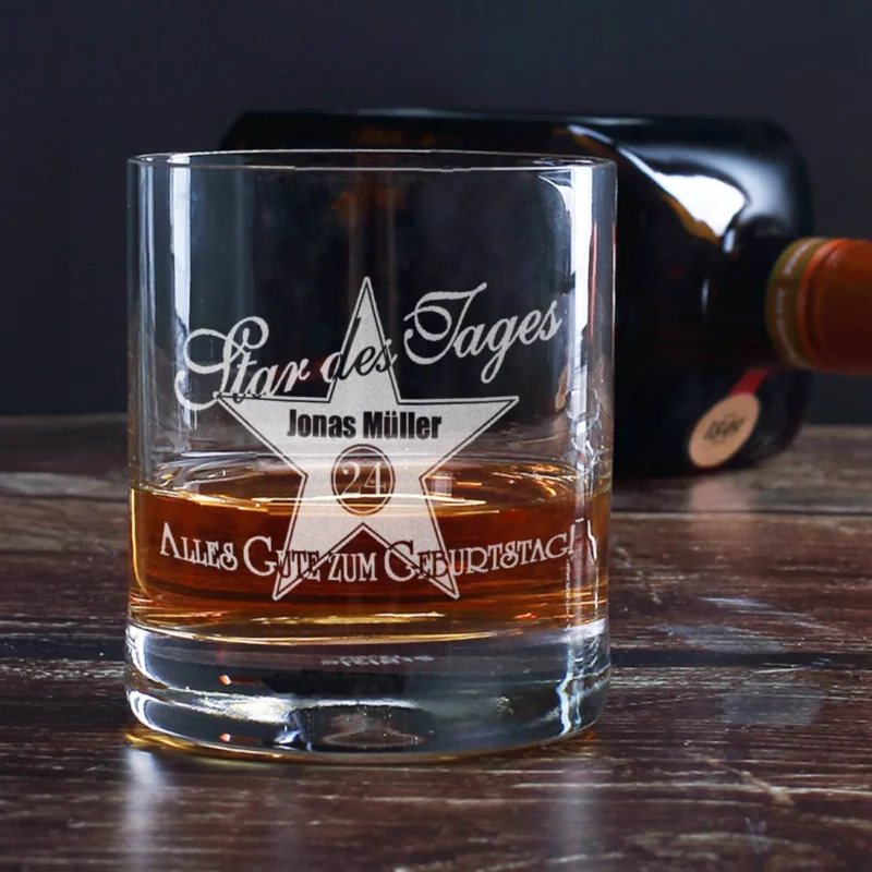 Whiskeyglas als Geschenk zum Geburtstag