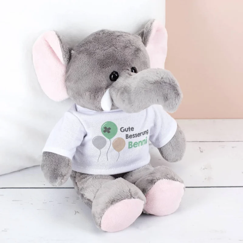 Stofftier Elefant Gute Besserung