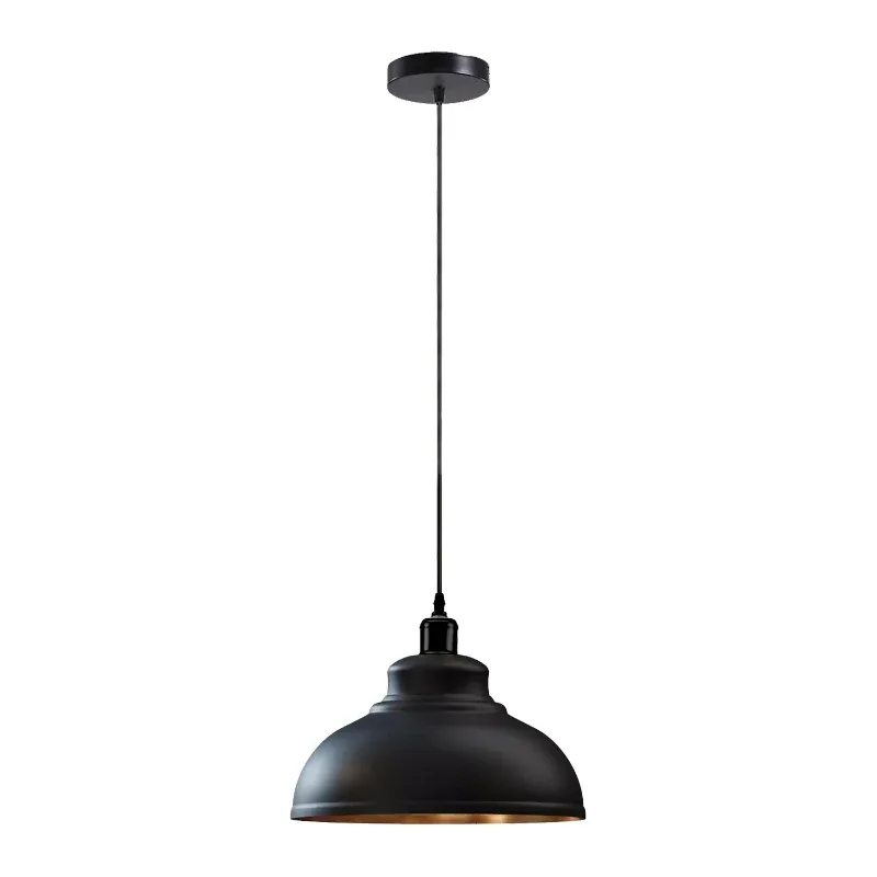 Pendelleuchte Schwarz Gold