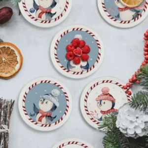Penguin Snack Bowl 6 Pieces 10 cm NEW018 - Exporgin - Global Shopping Site