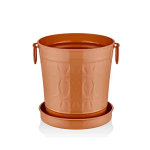 Prism Flowerpot Terracotta 33x25x33 cm - Exporgin - Global Shopping Site