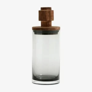 SALVIE opbevaringsglas med låg i træ - 900 ml - nordal.dk