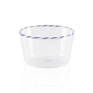 Simple – Ice Cream Dessert Serving Bowl Blue – Borosilicate & Durable – 150ml (8x8x5 cm) - Exporgin - Global Shopping Site