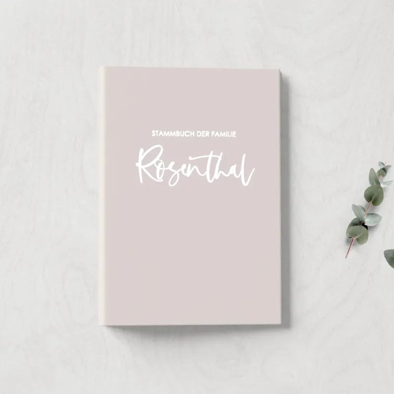 Stammbuch Deluxe Pure Bonheur - personalisiert DeinWeddingshop