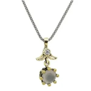 Sterling Silver Women's Necklace with Rose Quartz Stone - Exporgin - Global Shopping Site