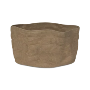 STONEWASHED BASKET WIDE SOIL BROWN