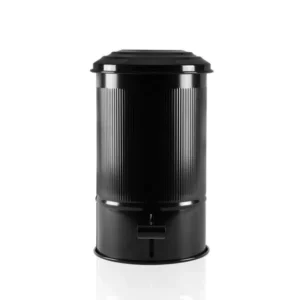 Stripe Kitchen and Bathroom Trash Can Black 5 Lt - Exporgin | Türkiye Comes to You