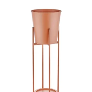 Suelo Vase & Flower Pot Terracota 30x30x88 cm - Exporgin - Global Shopping Site