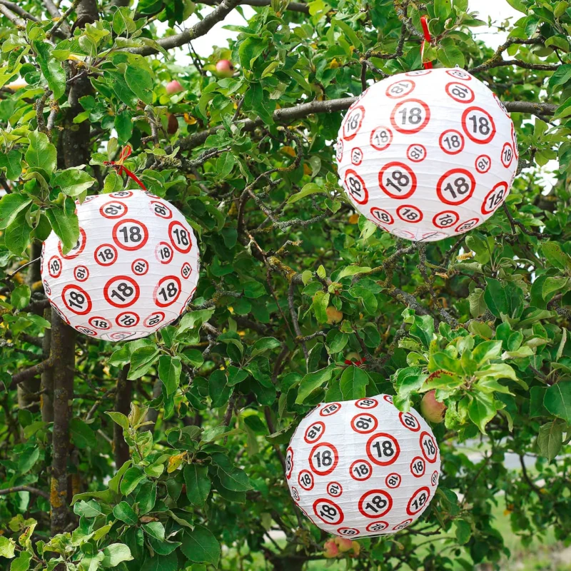 3er Set Papierlampions