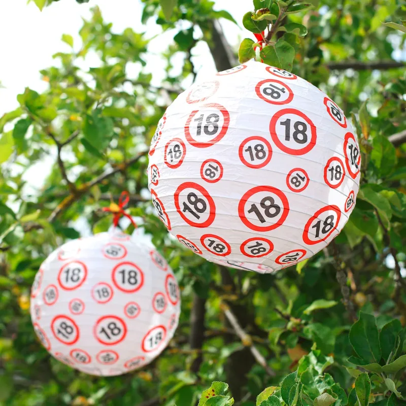 Deko zum 18. Geburtstag