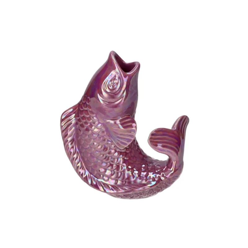 Farbenfrohe Mamsell Koi XS Vase aus Steingut